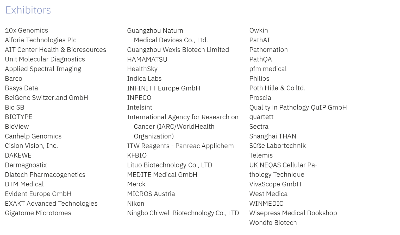 Acknowledgements 37th European Congress Of Pathology
